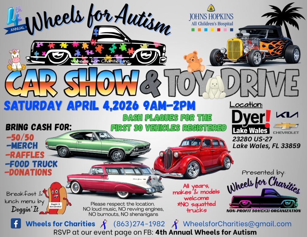 car show in lake wales florida on april 4