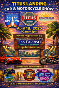 car show in titusville florida on april 18
