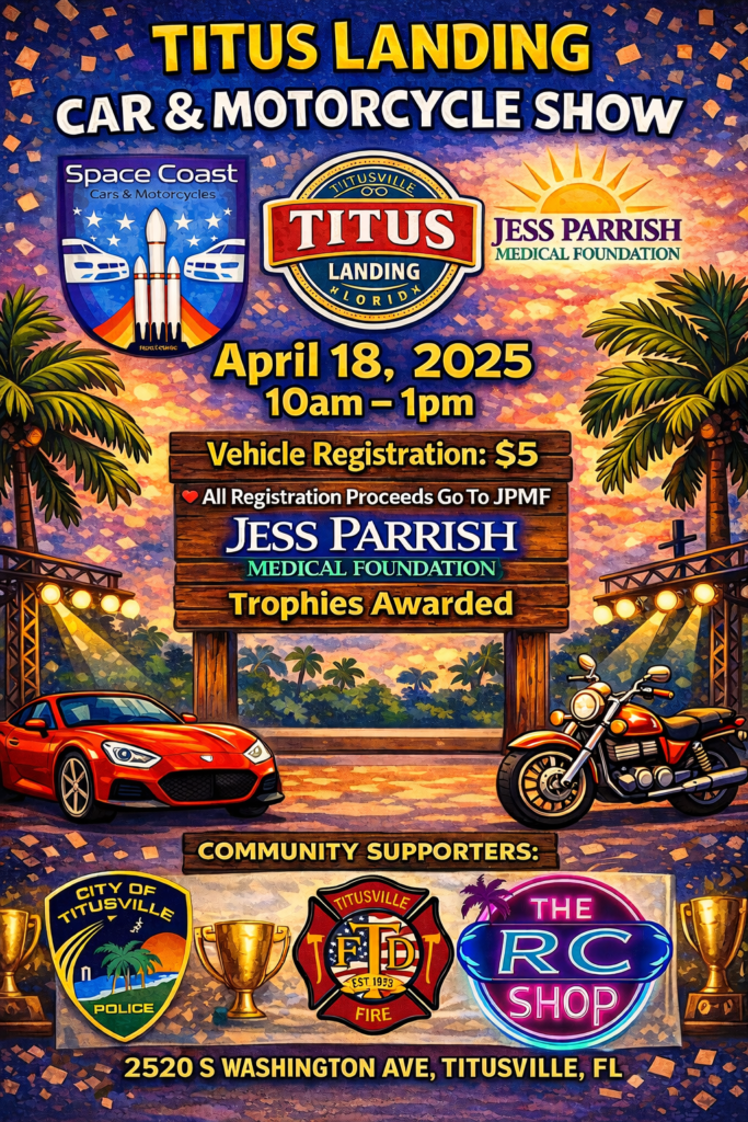 car show in titusville florida on april 18