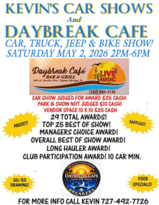 car show in tarpon springs florida on may 2