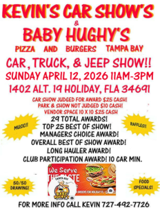 car show in holiday florida on april 12