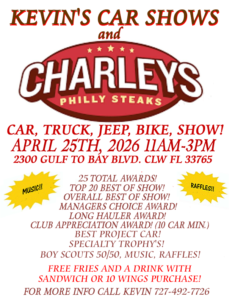 car show in clearwater florida on april 25