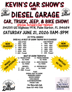 car show in palm harbor florida on june 21