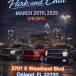 truck show in deland florida on march 20