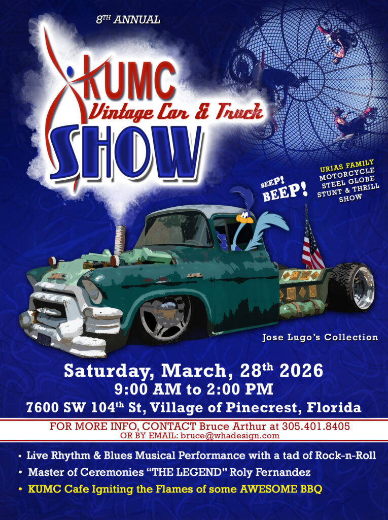 car show in miami pinecrest florida on march 28