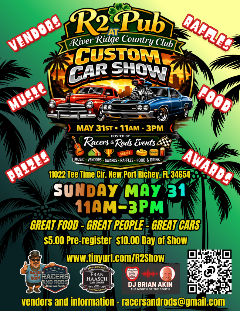 car show in new port richey florida on may 31