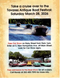 car show in tavares florida on march 28