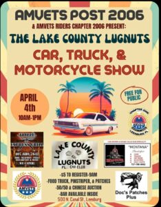 car show in leesburg florida on april 4