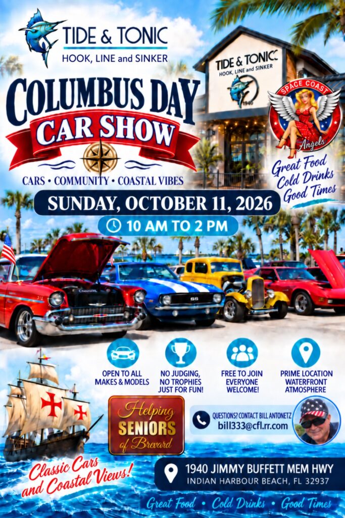 car show in indian harbour beach florida on october 11