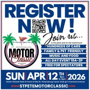 car show in st petersburg florida on april 12