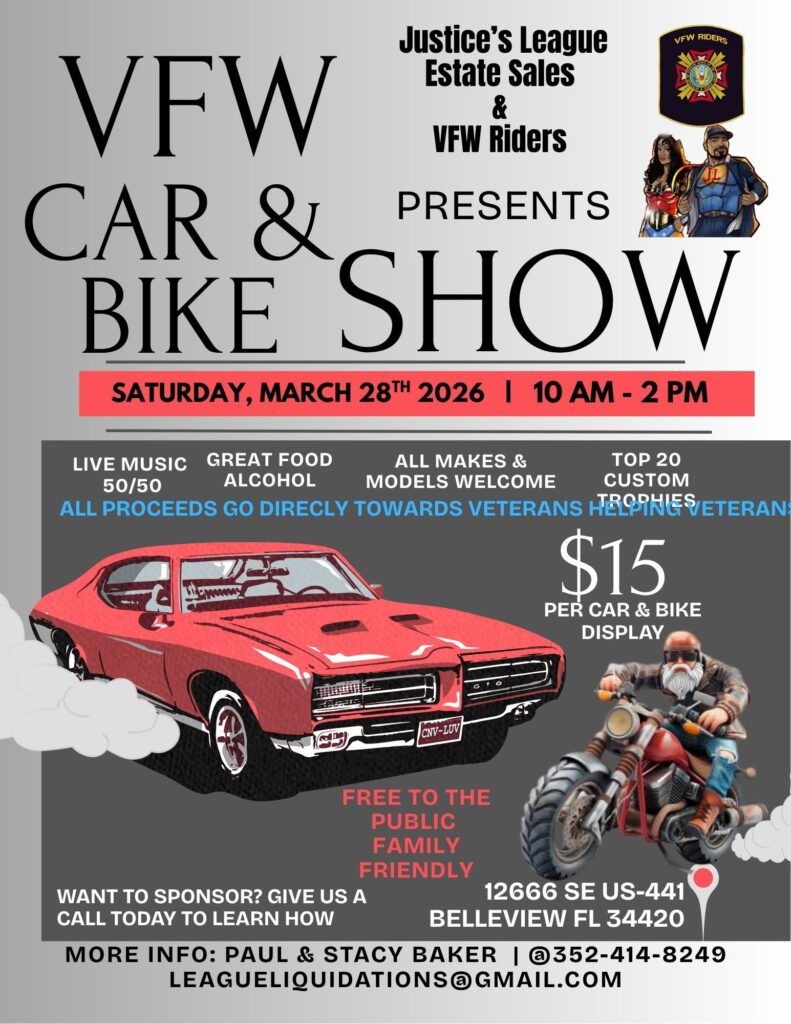 car show in belleview florida on march 28