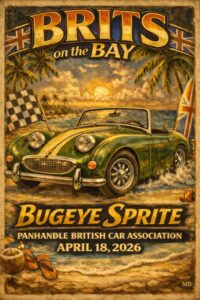 british car show in pensacola florida on april 18