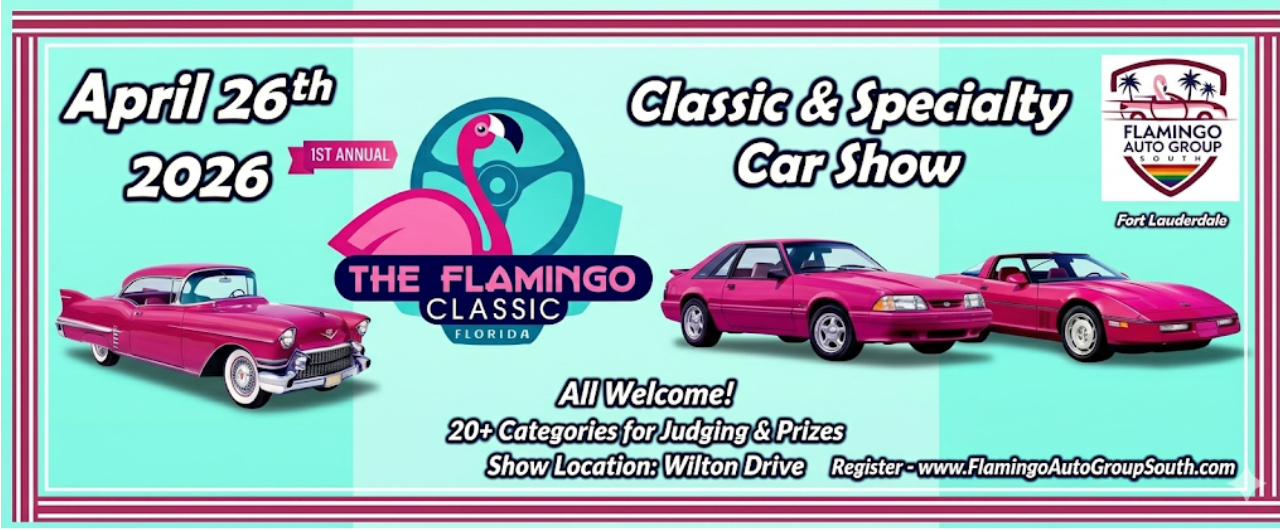 car show in fort lauderdale florida on april 26