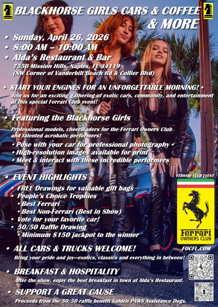 car show in naples florid aon april 26