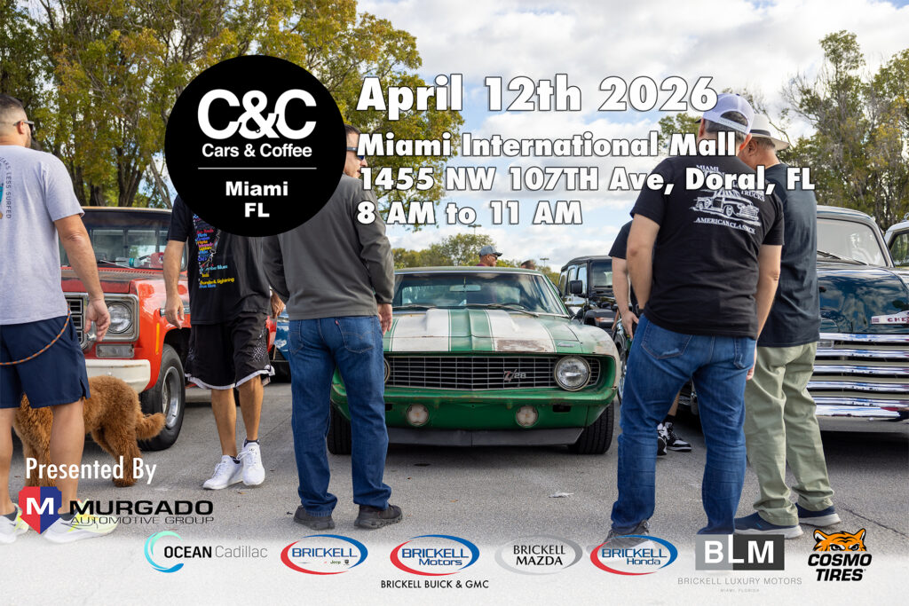 car show in miami doral florida on april 12