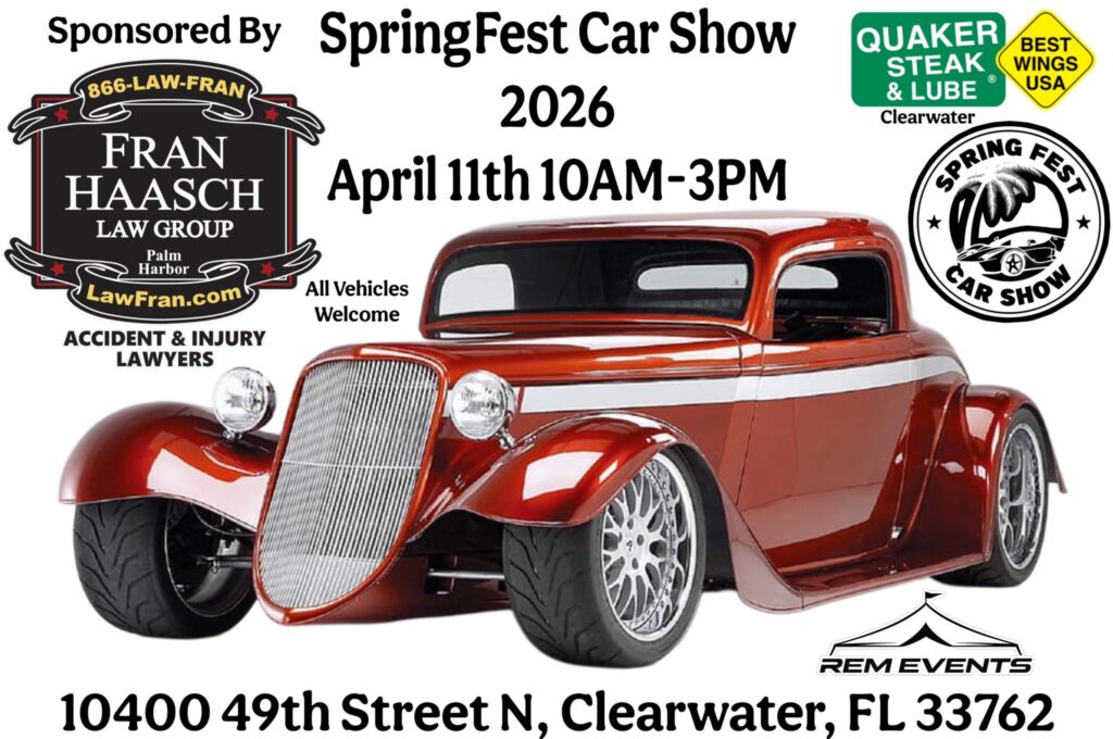 car show in clearwater florida on april 11