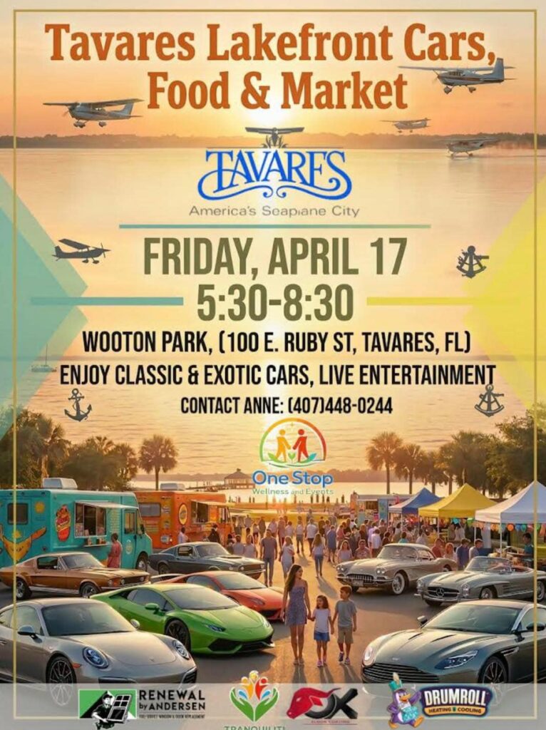 car show in tavares florida on april 17