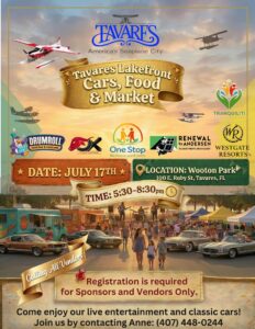 car show in tavares florida on july 17