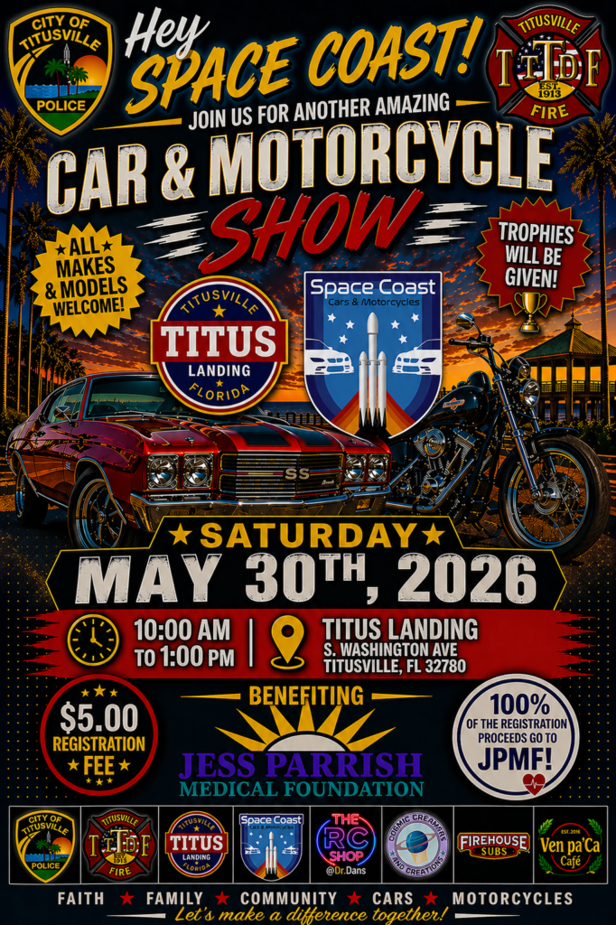 car show in titusville florida on may 30