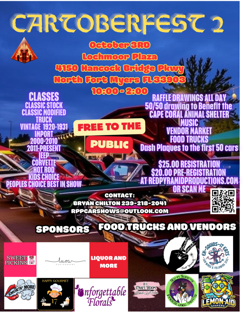 car show in north fort myers florida on october 3