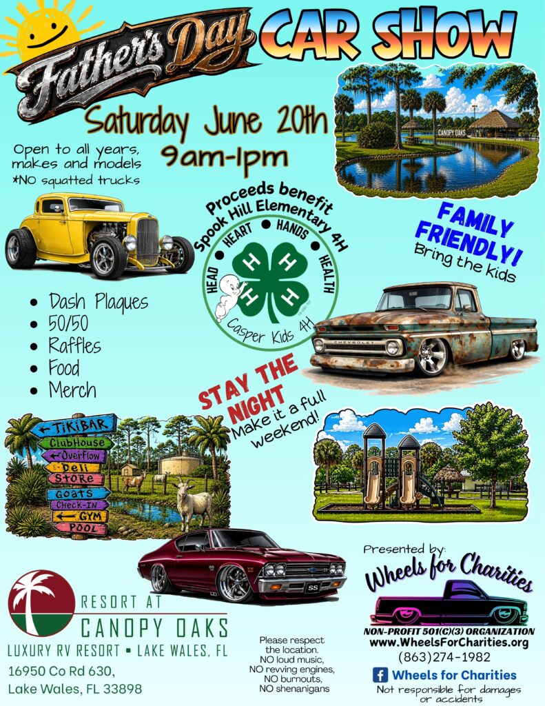 car show in lake wales florida on june 20