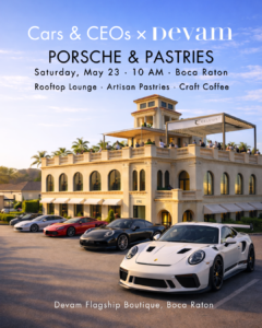 porsche car show in boca raton florida on may 23
