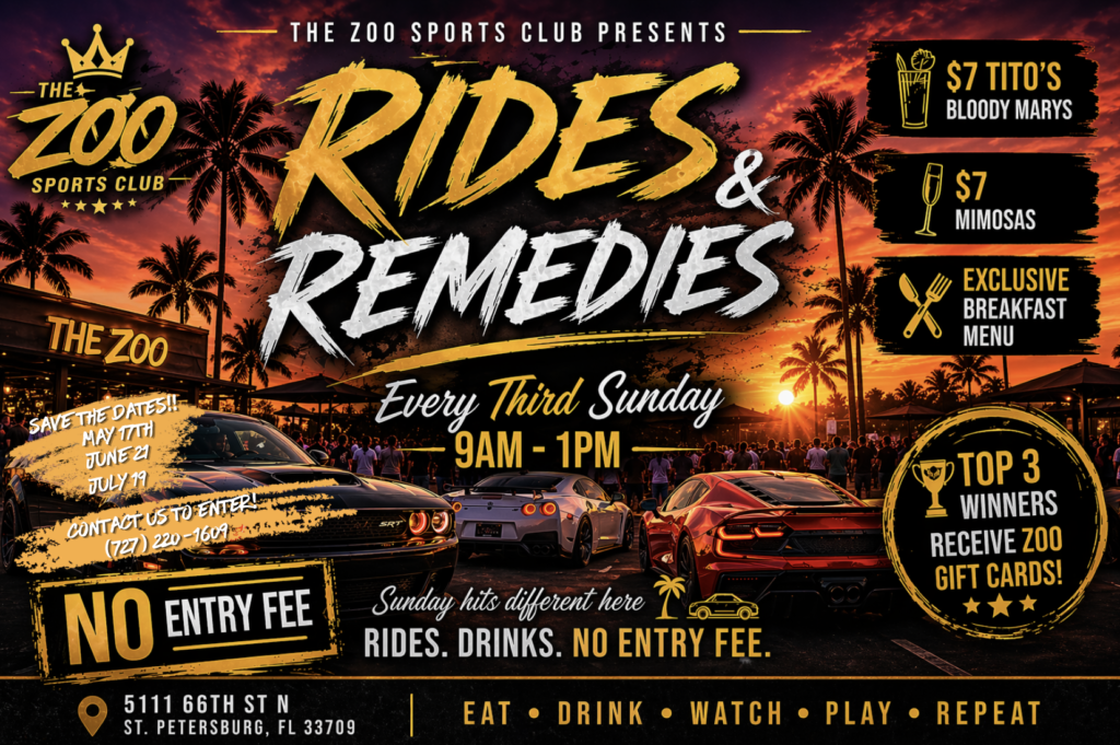 car show in st petersburg florida on sundays