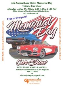 car show in lake helen florida on may 25