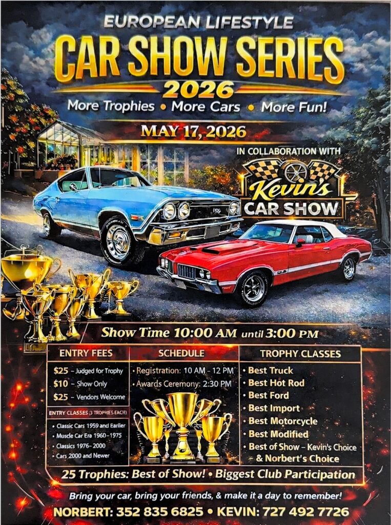 car show in spring hill florida on may 17