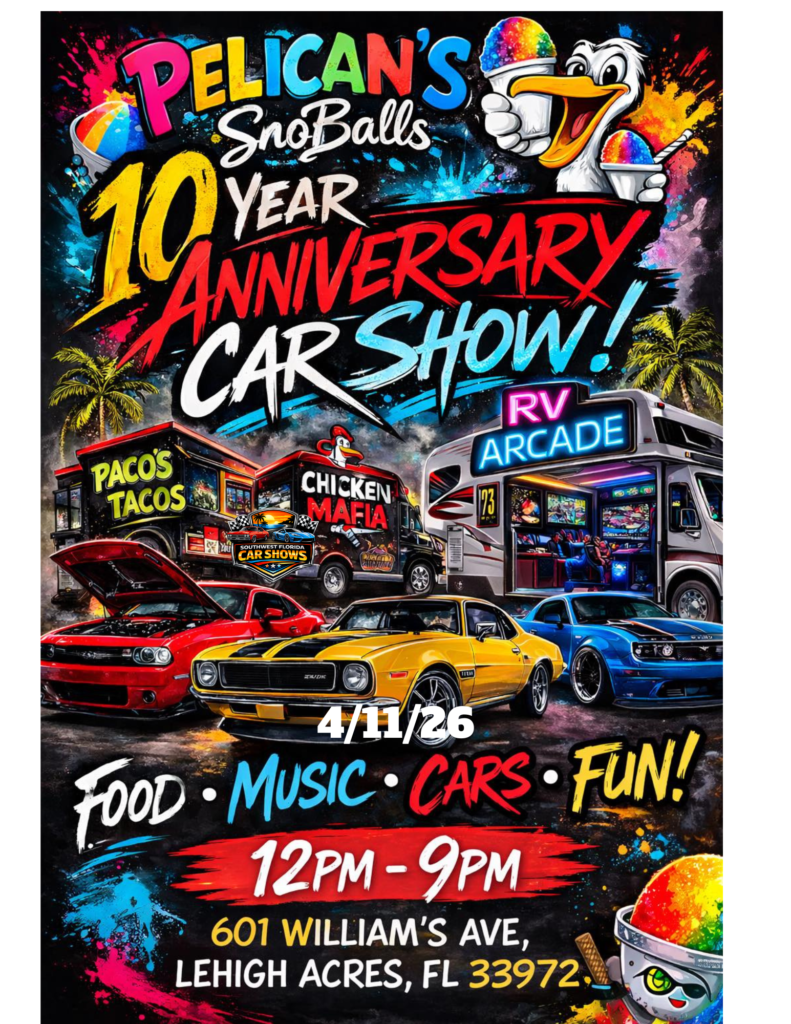 car show in lehigh acres florida on april 11