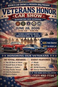 car show in brooksville florida on june 28