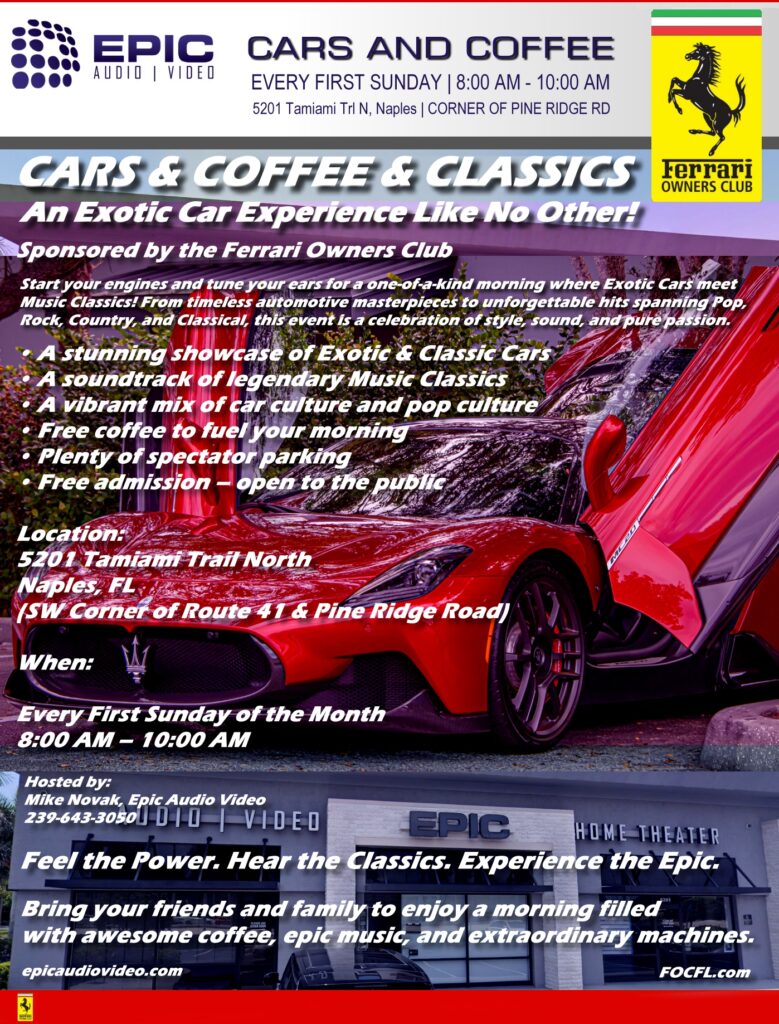 car show in naples florida on sundays