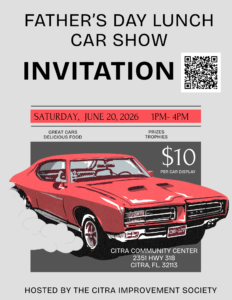 car show in citra florida on june 20