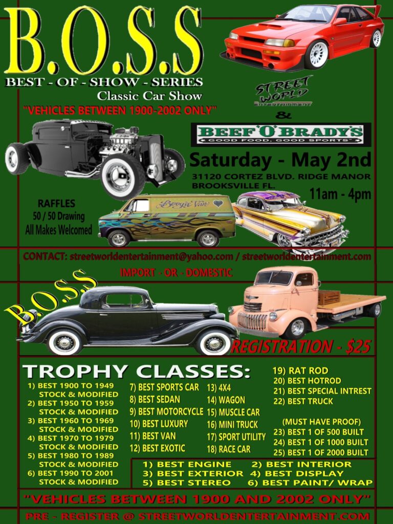 car show in brooksville florida on may 2