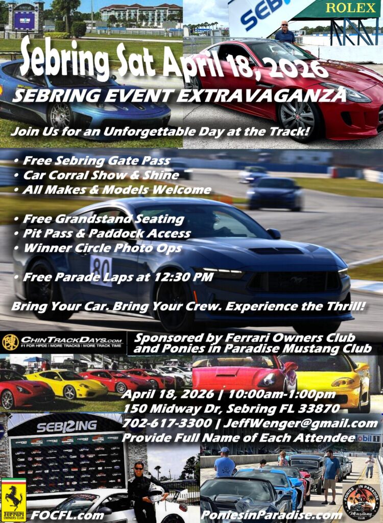 car show in sebring florida on april 18
