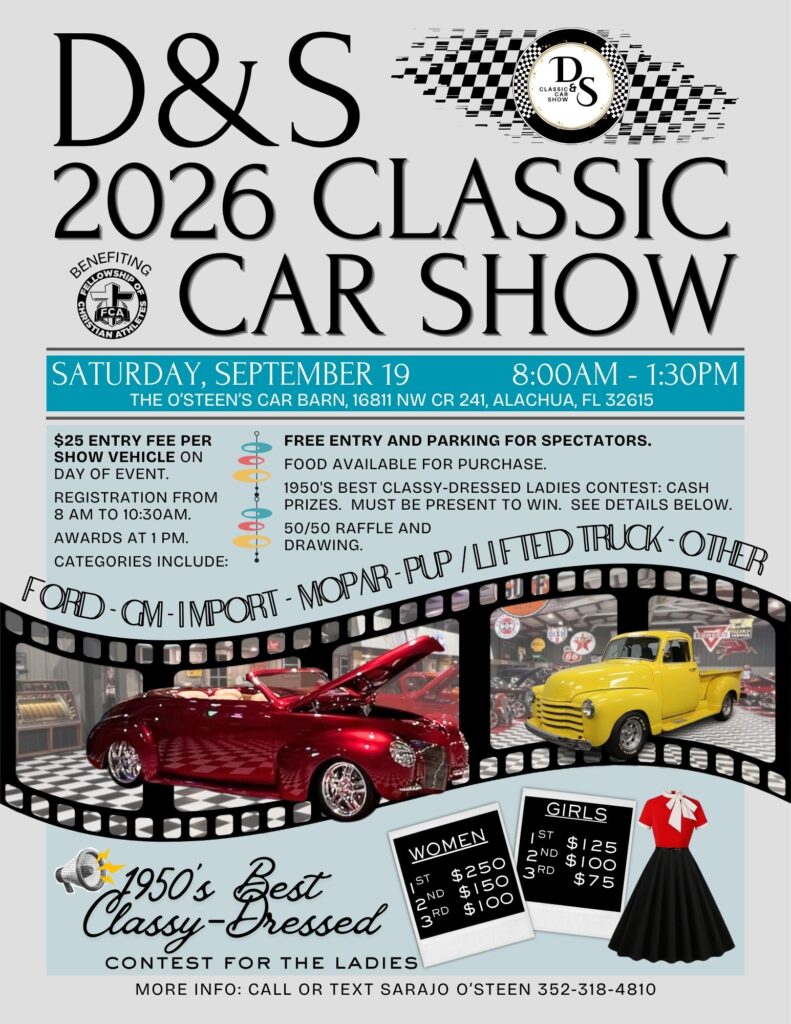 car show in alachua florida on september 19
