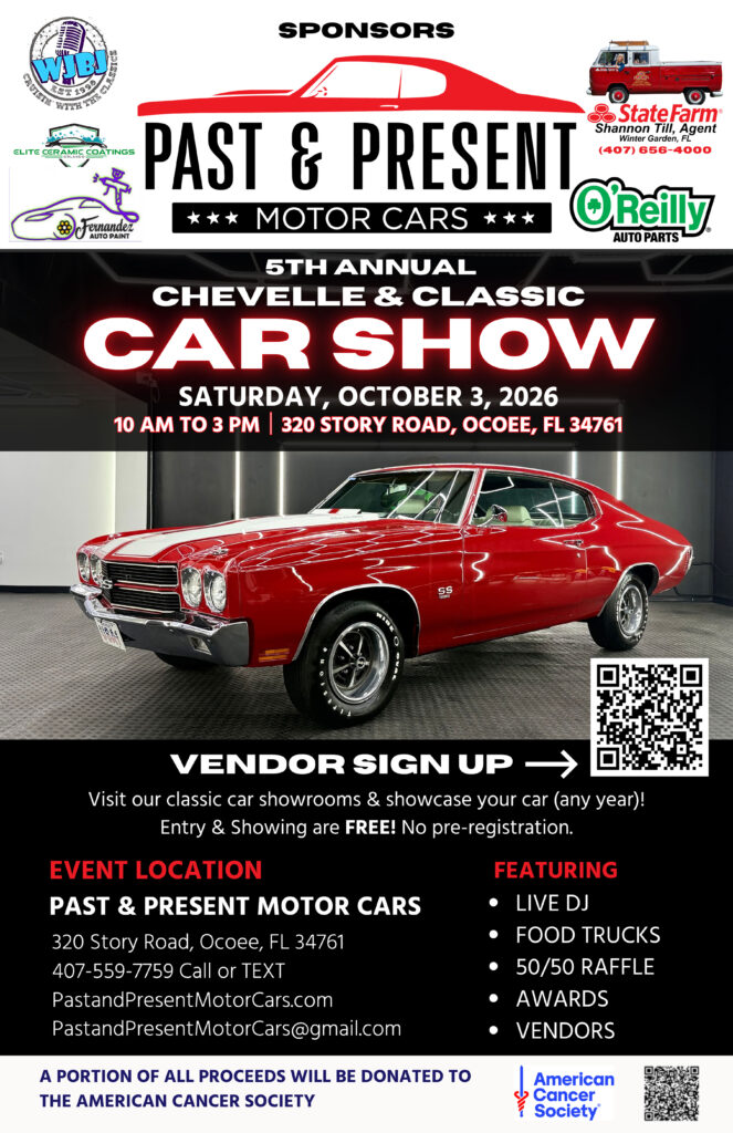 car show in ocoee florida on october 3
