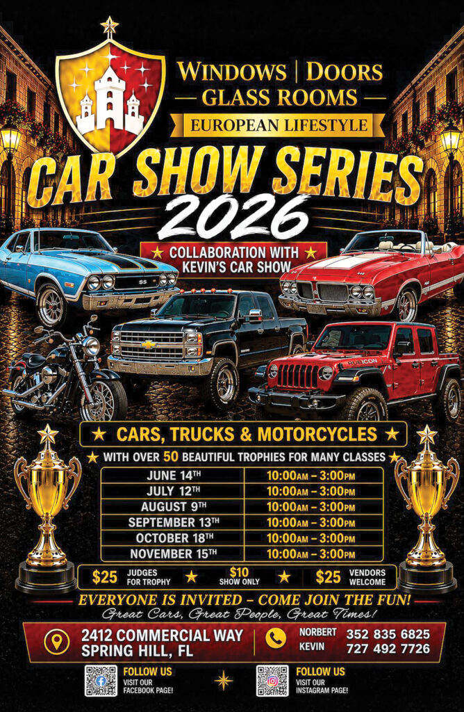 car show in spring hill florida on june14