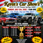 car show in tarpon springs florida on july 5