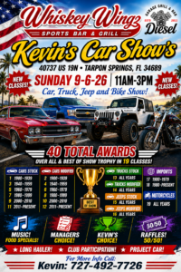 car show in tarpon springs florida on september 6