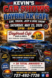 car show in tarpon springs florida on may 23