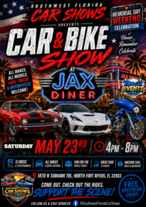 car show in north fort myers florida on may 23