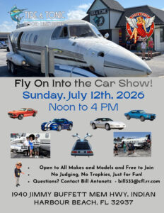 car show in indian harbour beach florida on july 12