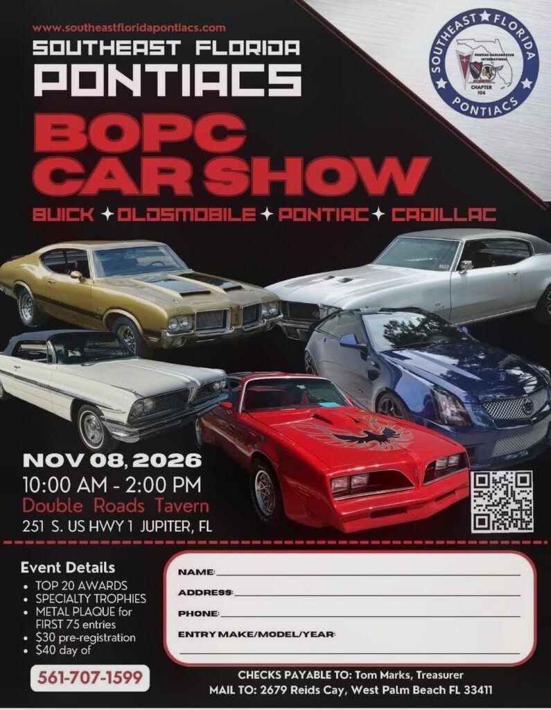 car show in jupiter florida on november 8