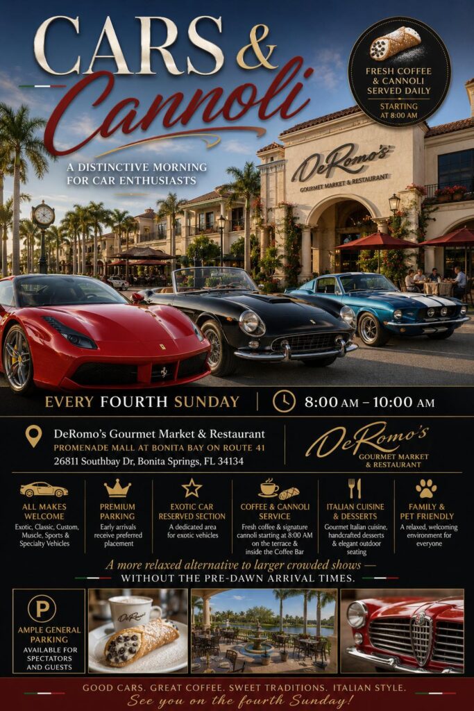 car show in bonita springs florida on sundays