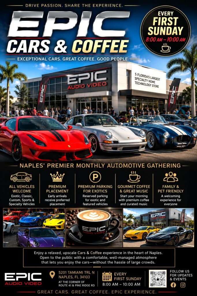 car show in naples florida on sundays