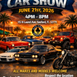 car show in sanford florida on june 21