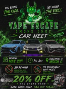 car show in hudson florida on may 23