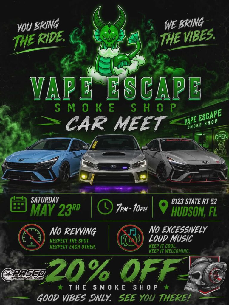 car show in hudson florida on may 23