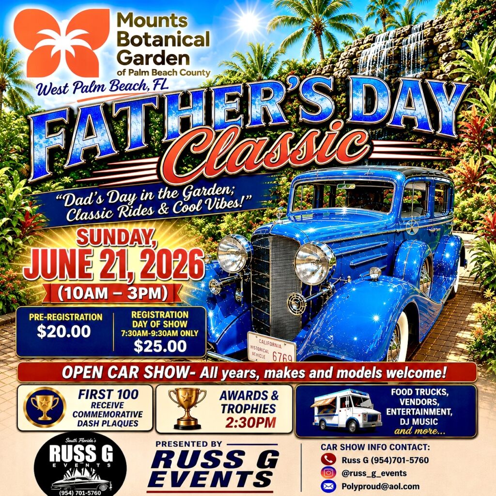car show in west palm beach florida on june 21